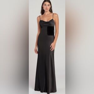 Addison Satin Backless Dress